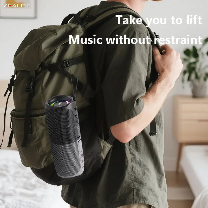 Zealot M5 Magnetic Bluetooth Speaker With Portable Power Bank