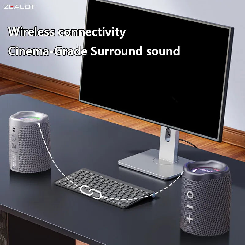 Zealot M5 Magnetic Bluetooth Speaker With Portable Power Bank
