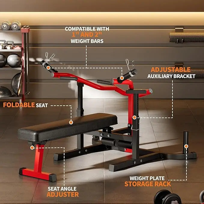 HiMISS Multi Functional Adjustable Chest Press Machine