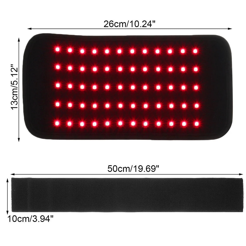 Infrared LED Light Therapy Portable Waist Massager Relieves Pain