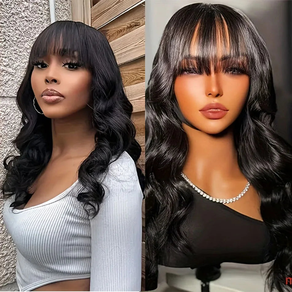 Smilegirl Brazilian Body Wave Lace Front Human Hair Wigs