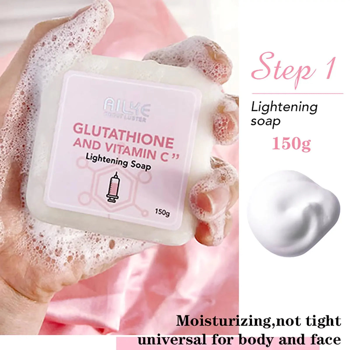 Ailke Whitening Skin Care Set With Glutathione And Vitamin C