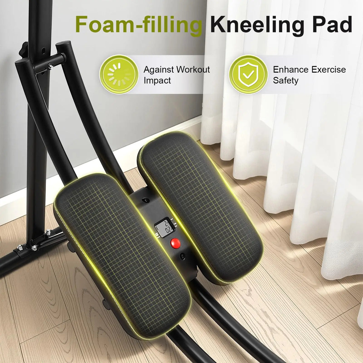 Adjustable Abs Core Crunch Training Machine With LED Monitor