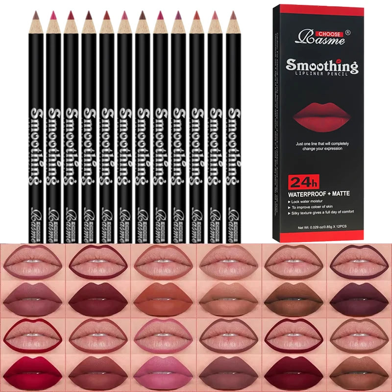 Choose Rasme Luxury Lip Liner And Glossy Cosmetics Set