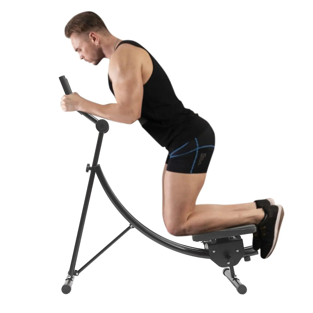 Adjustable Abs Core Crunch Training Machine With LED Monitor