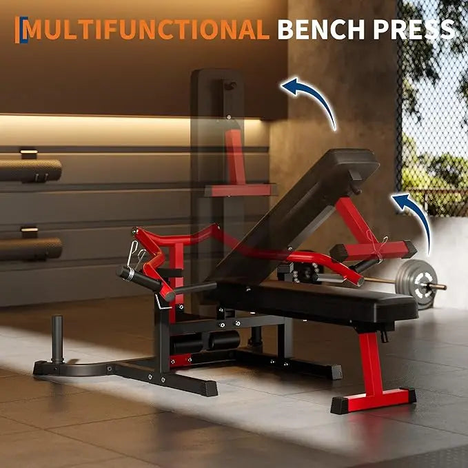 HiMISS Multi Functional Adjustable Chest Press Machine