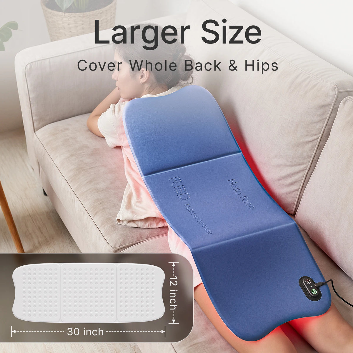 Hello Face LED Red Light Therapy Mat 660nm 850nm Full Body