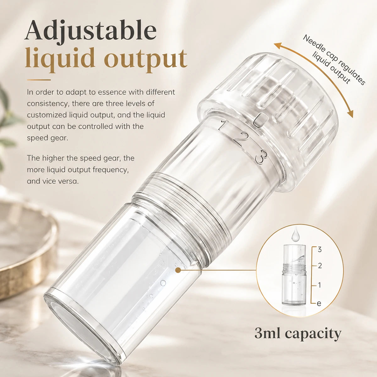 Elon Rechargeable Microneedling Pen With Ten Nano Cartridges