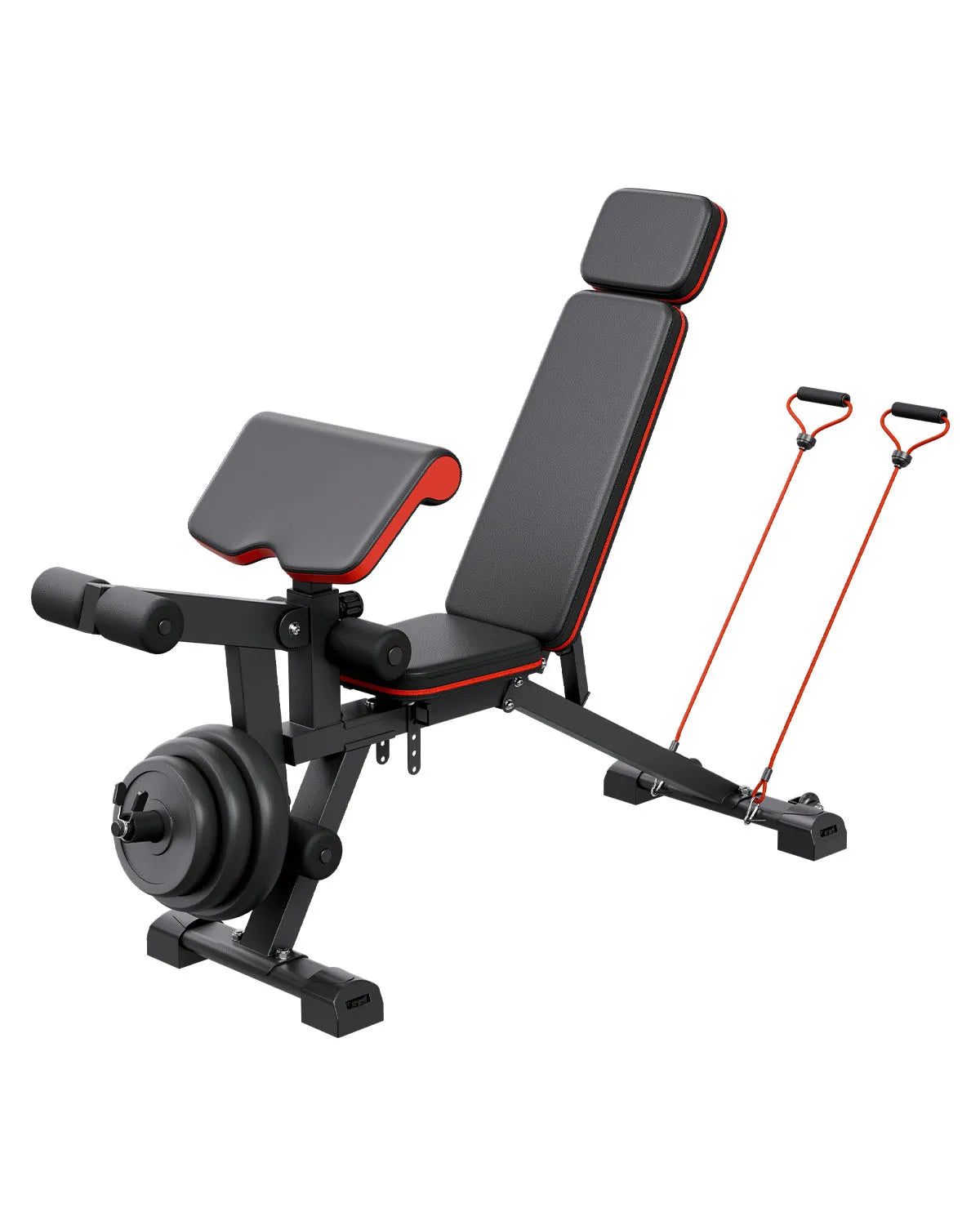 SucceBuy Adjustable Weight Bench for Full Body Strength Training