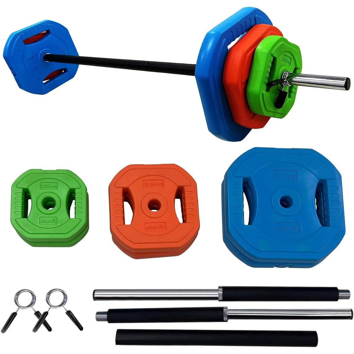 TWISTER CK Adjustable Barbell Weight Set for Strength Training and Fitness