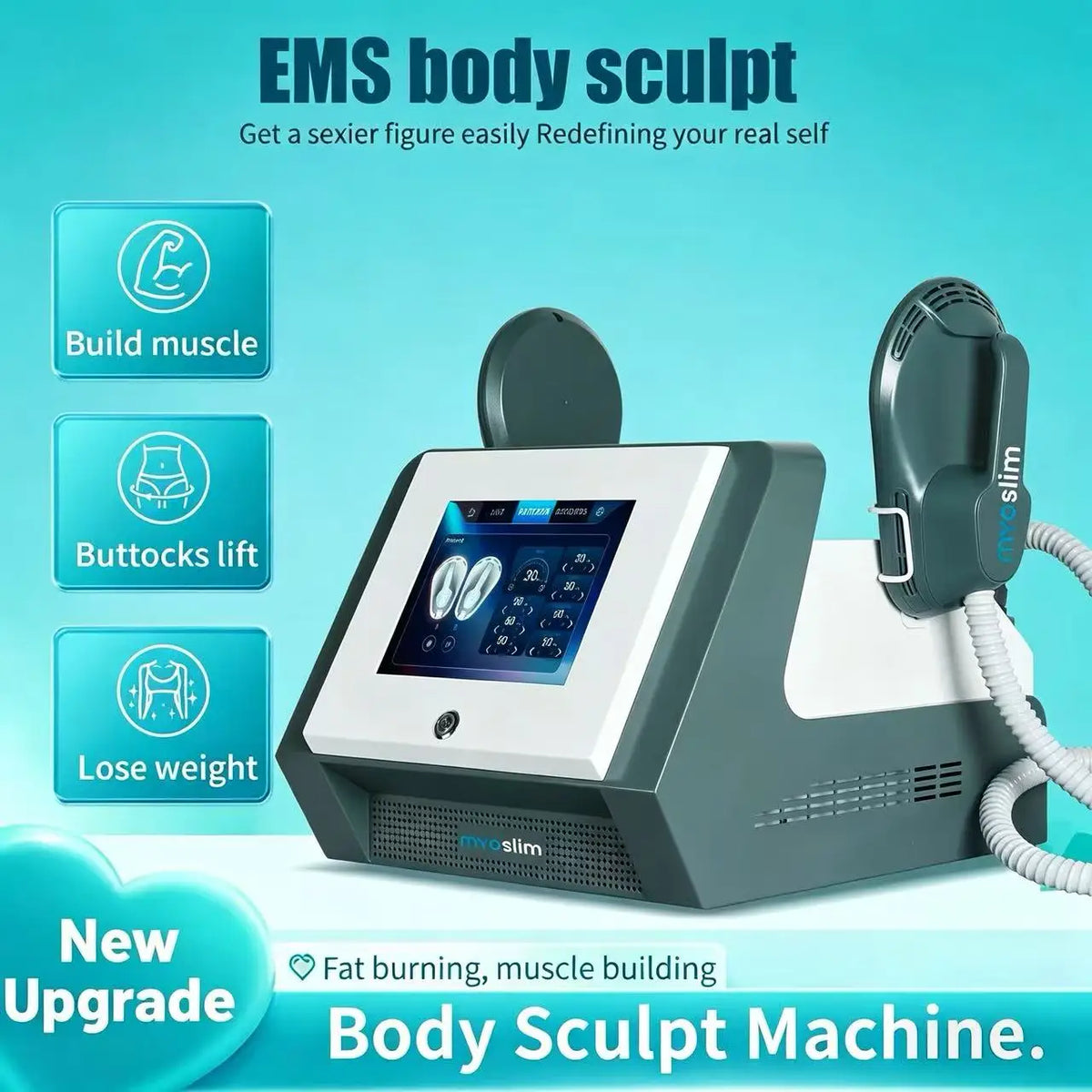 Emszero RF HIEMT Body Sculpting Machine Ems Therapy Device