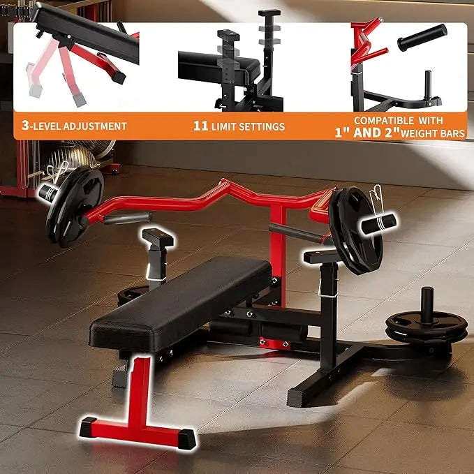 HiMISS Multi Functional Adjustable Chest Press Machine