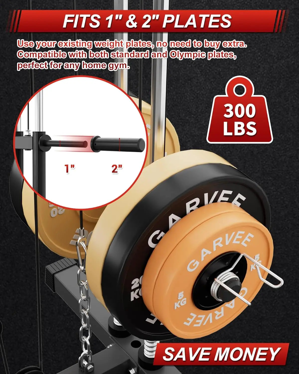 HiMiss Home Gym System For Full Body Strength Training