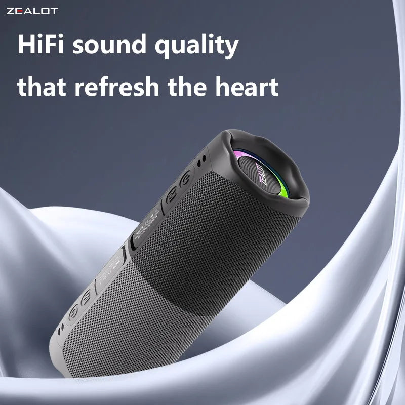 Zealot M5 Magnetic Bluetooth Speaker With Portable Power Bank