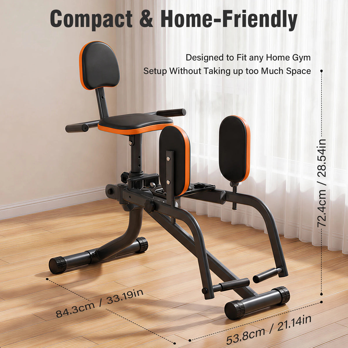 Foldable Dual Motion Hip Trainer For Inner Outer Thigh Sculpting