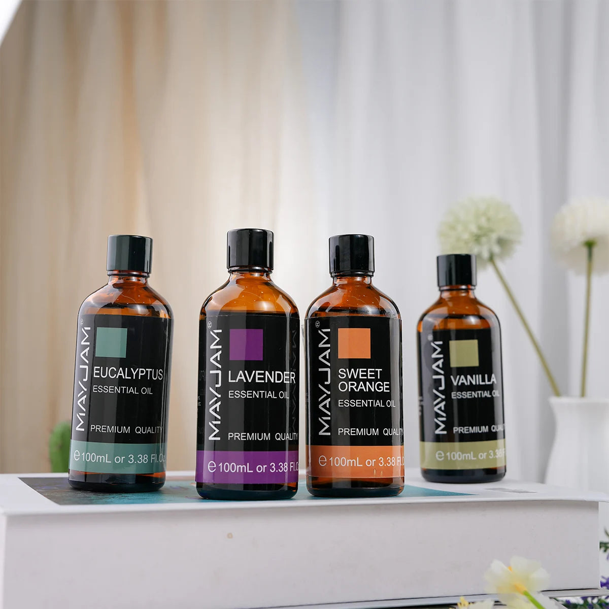 Mayjam Pure Essential Oil Blend For Relaxing Home Aromatherapy