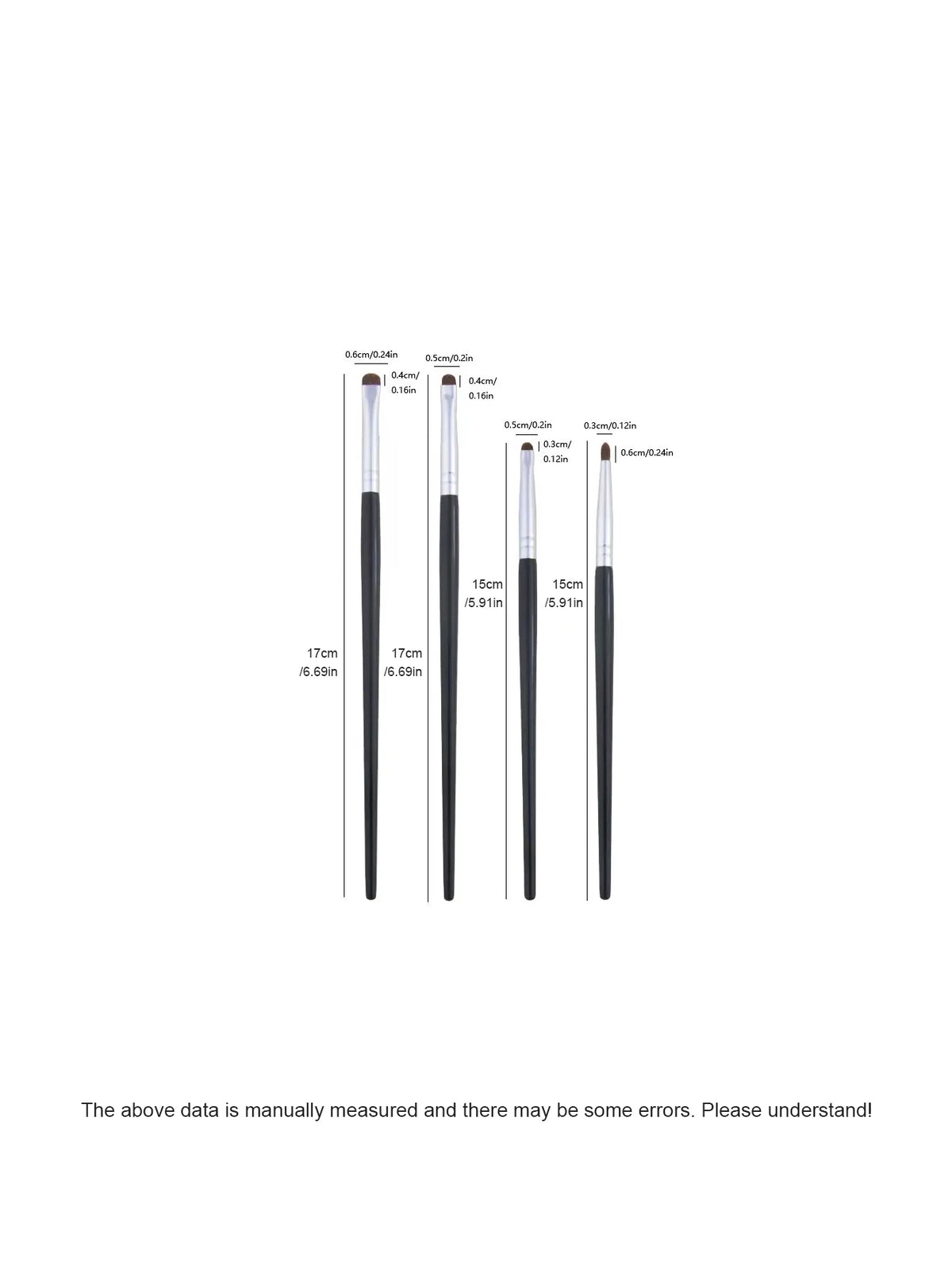 Premium Pony Hair Precision Eye Detail Makeup Brush Set