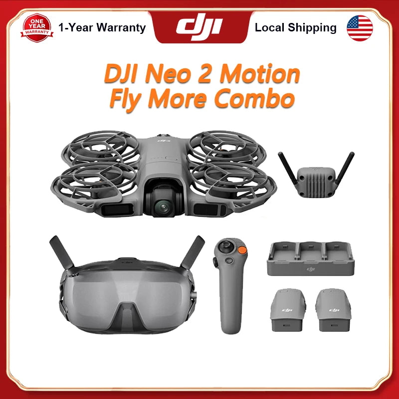 DJI Neo 2 Motion Fly More Combo With FPV Goggles Drone