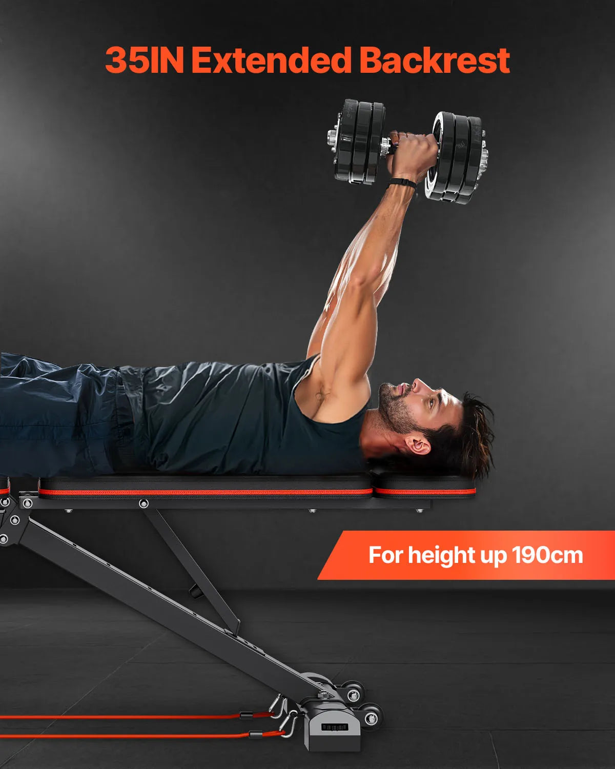 SucceBuy Adjustable Weight Bench for Full Body Strength Training