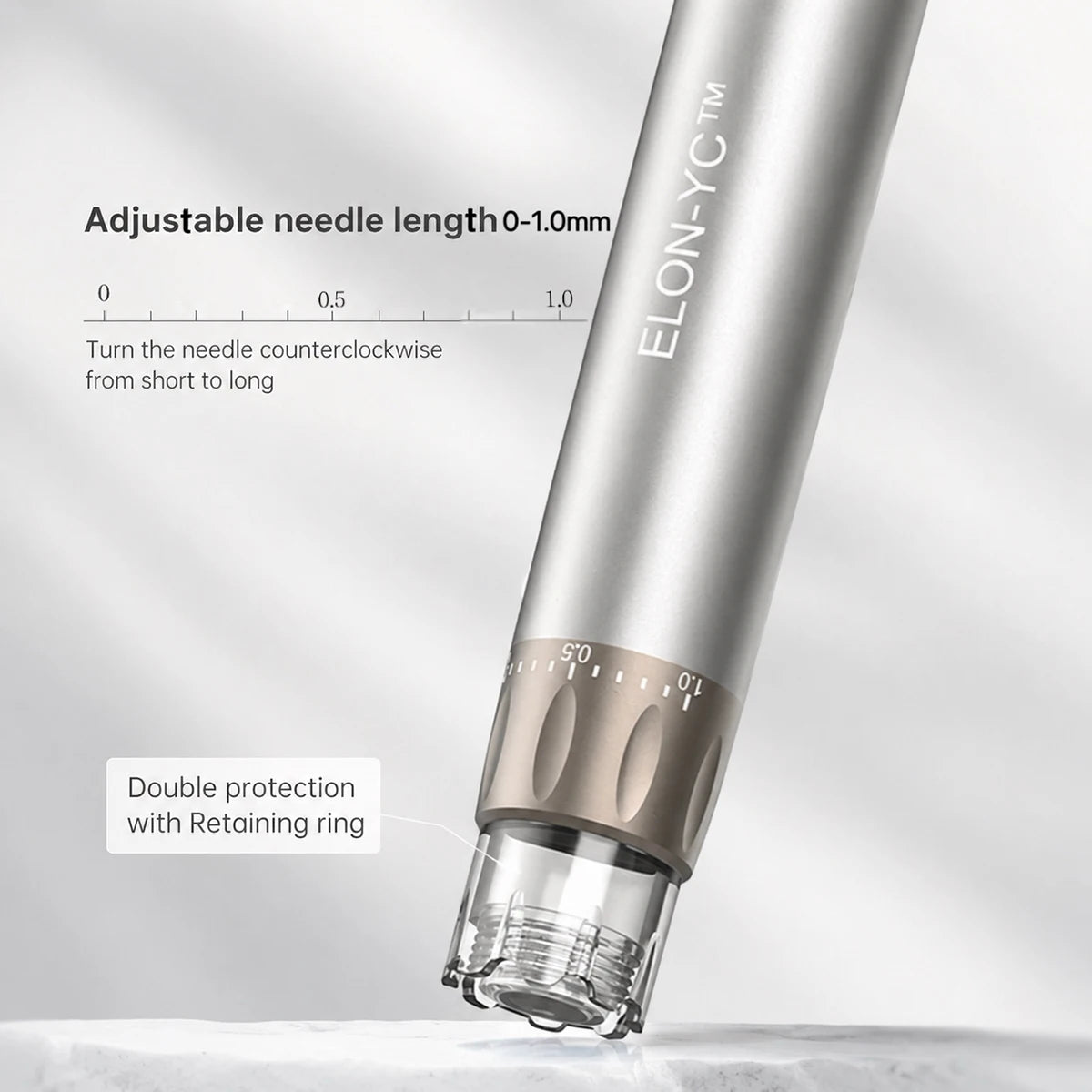 Elon Rechargeable Microneedling Pen With Ten Nano Cartridges