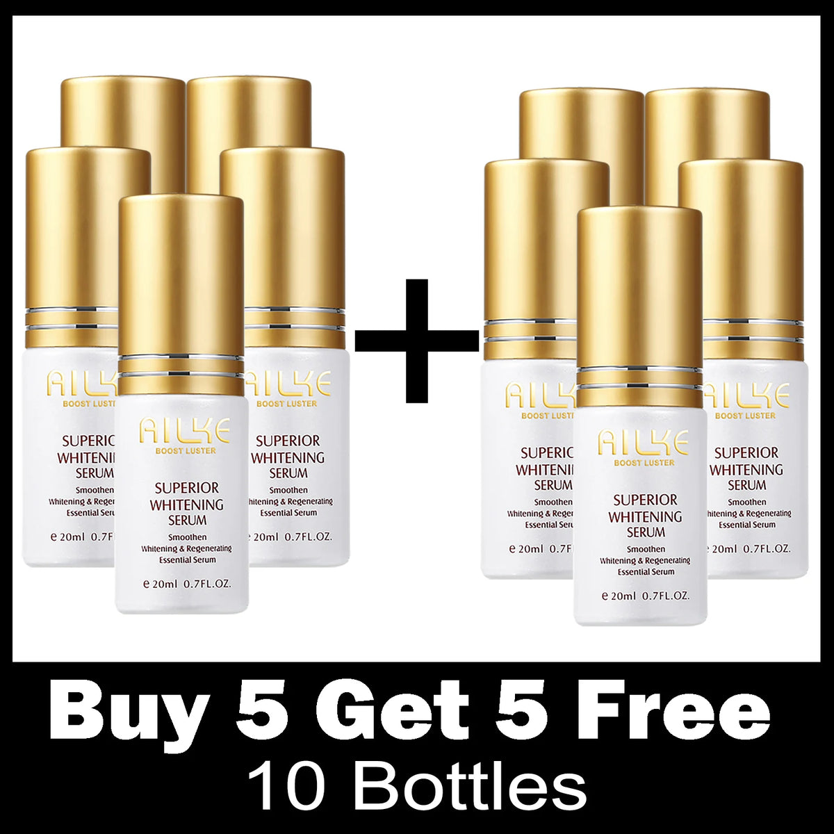 AILKE Vitamin C Face Serum For Hyperpigmentation And Freckles