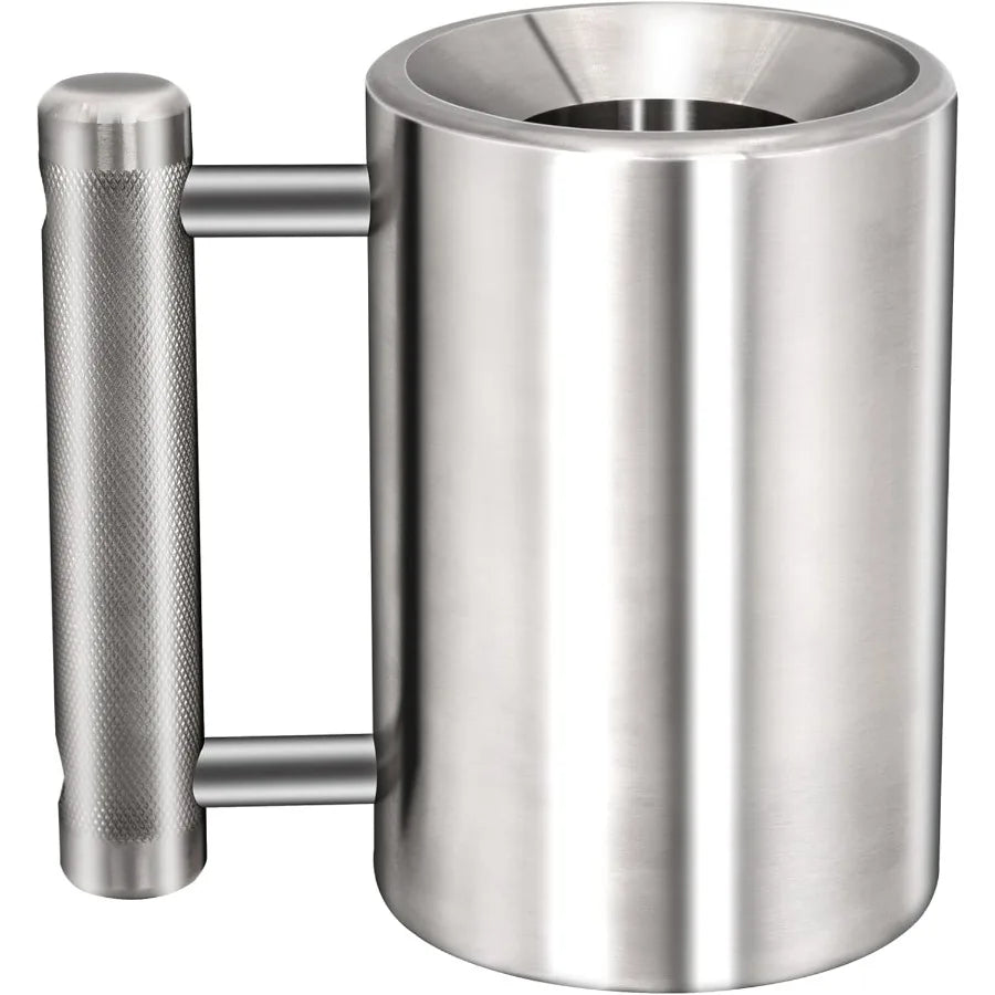 Heavy Coffee Mug Challenge Stainless Steel Dumbbell Cup Strength Training